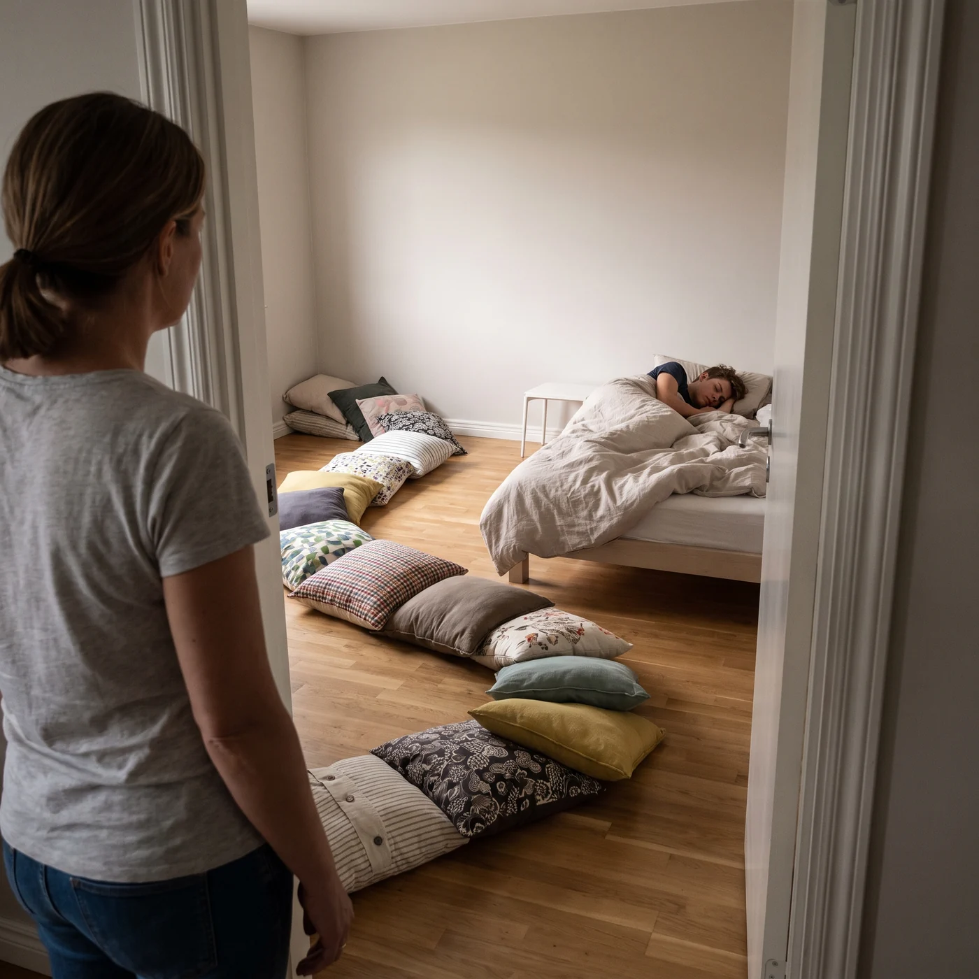 Pillow Trail Back to Bed, candidate C for ad-04