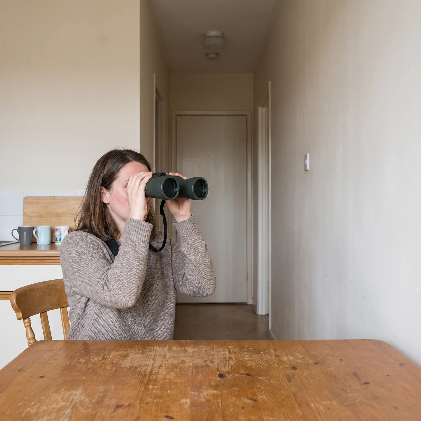 Binoculars Across the Short Hall, candidate A for ad-06