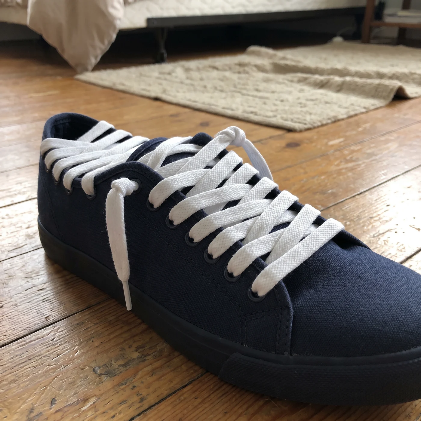 The Sneaker Laced Completely Shut, candidate A for ad-13