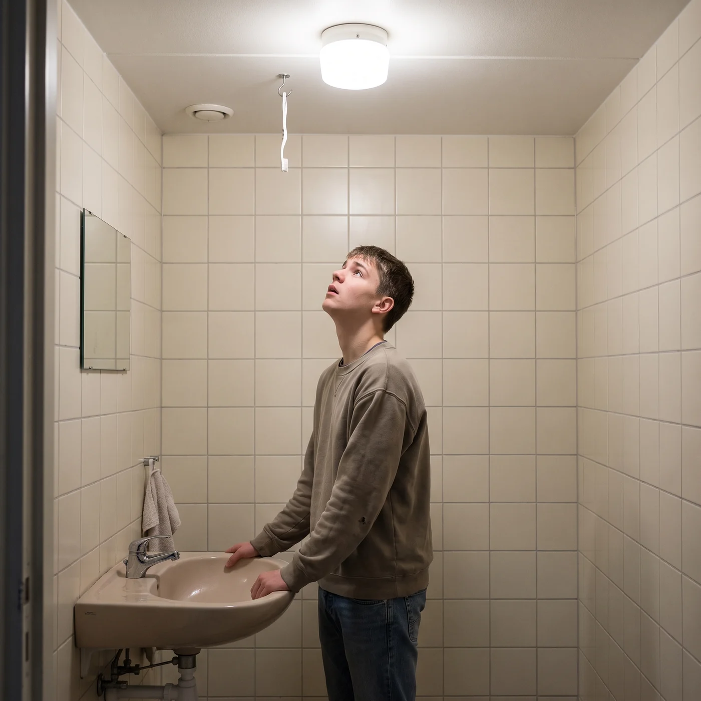 The Toothbrush Near the Ceiling, candidate B for ad-14